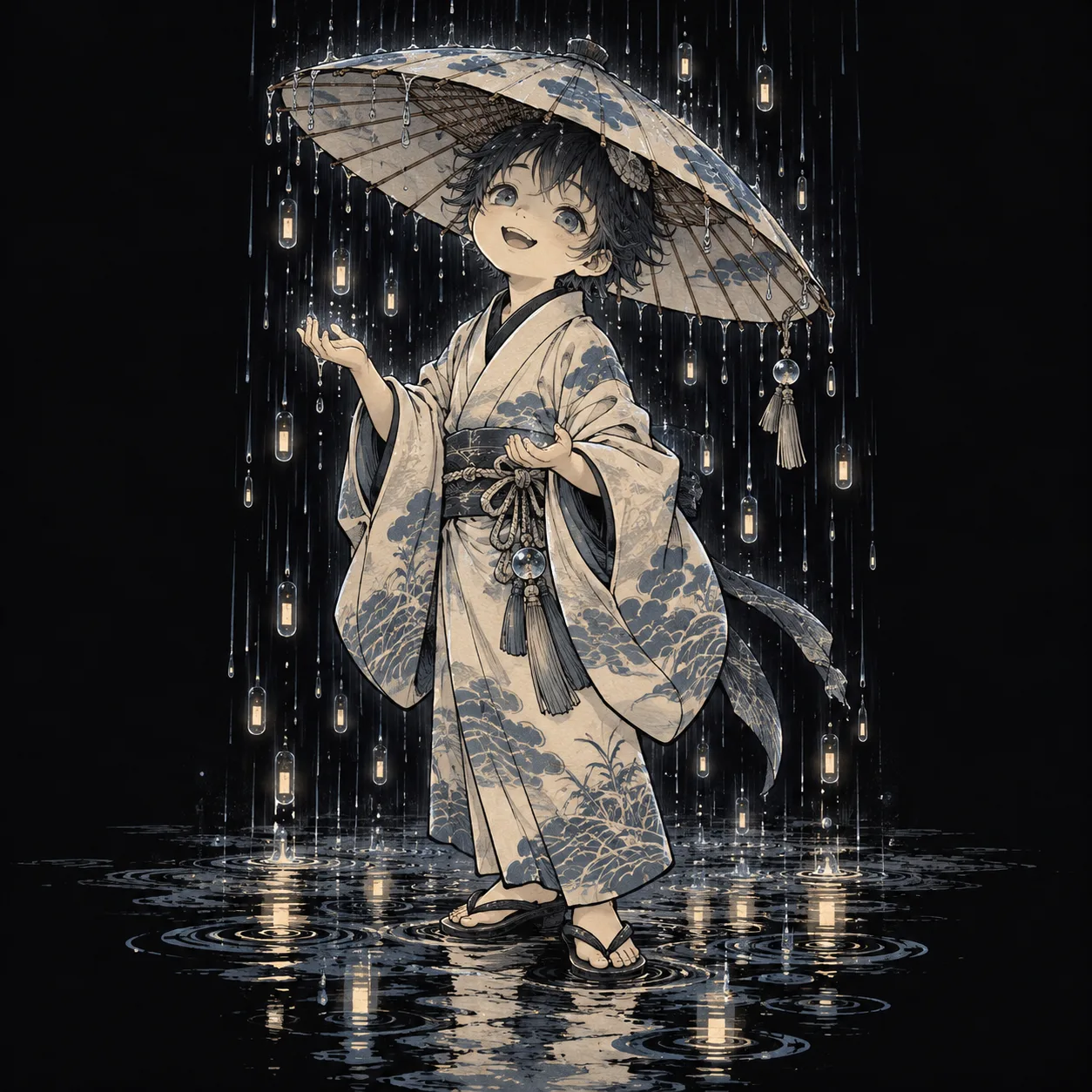雨降小僧 Amefuri-kozō